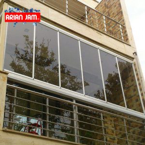 شیشه بالکن آریان جام سری گُلد