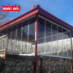 شیشه بالکن آریان جام سری گُلد