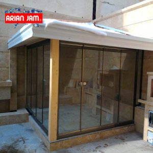 شیشه بالکن آریان جام سری گُلد