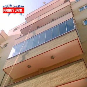 شیشه بالکن آریان جام سری گُلد