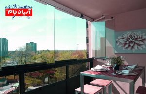 بالکن شیشه ای