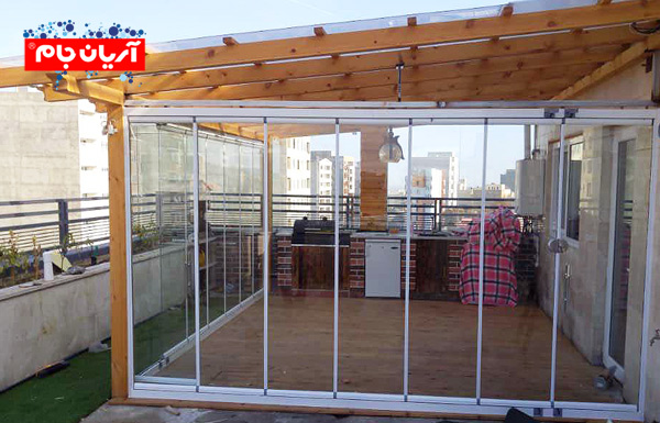 شیشه بالکن در اورمیه