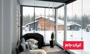 عایق بندی شیشه بالکن