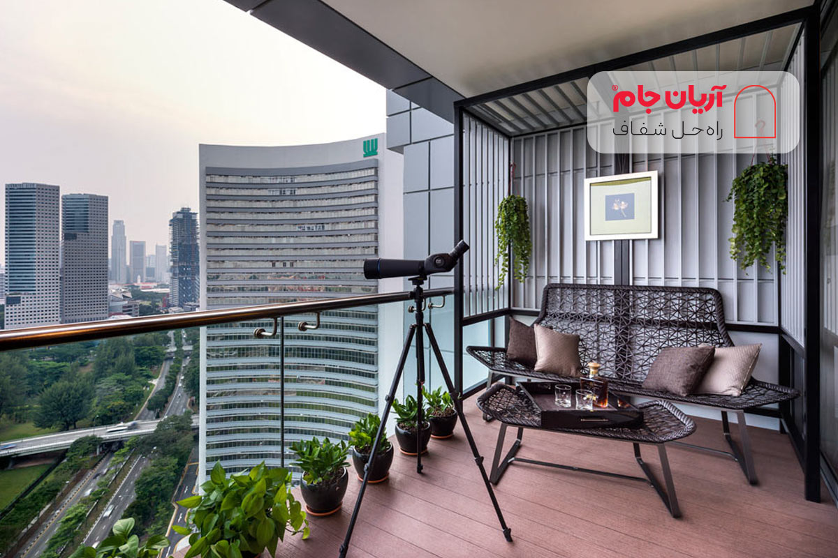 ایده برای بالکن و تراس