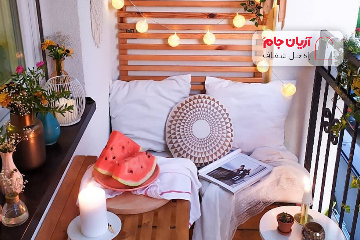 طراحی بالکن کوچک