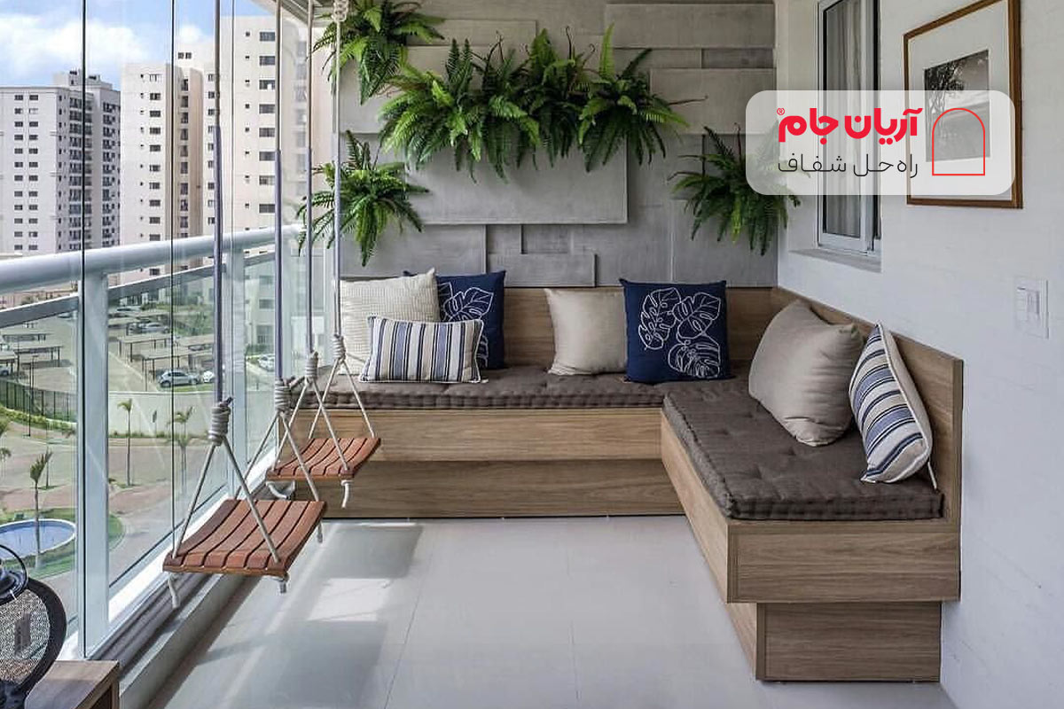 ایده برای طراحی بالکن