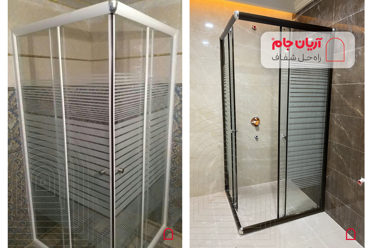انواع کابین دوش شیشه ای