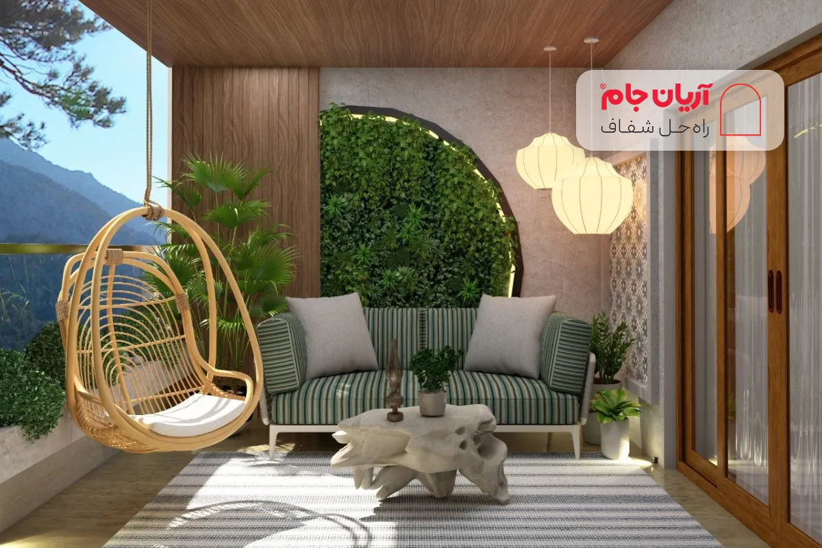 طراحی تراس شیک