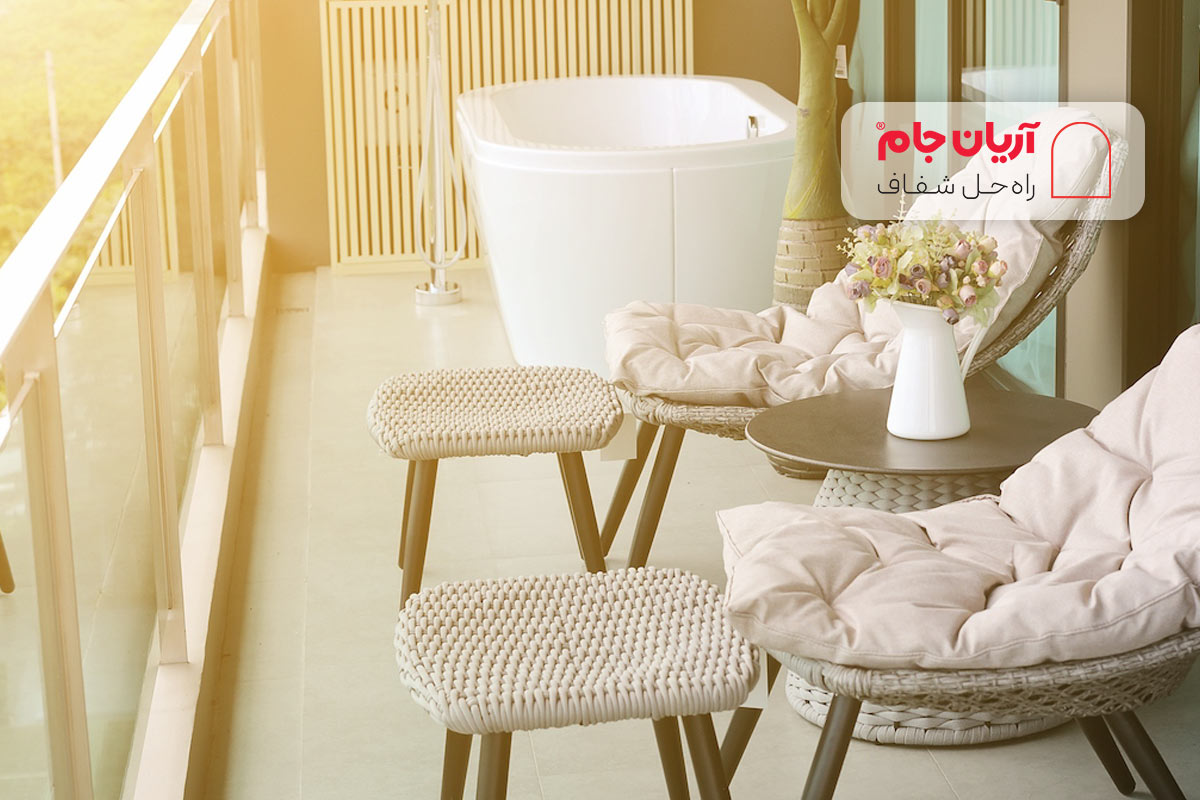 بالکن و تراس ساده
