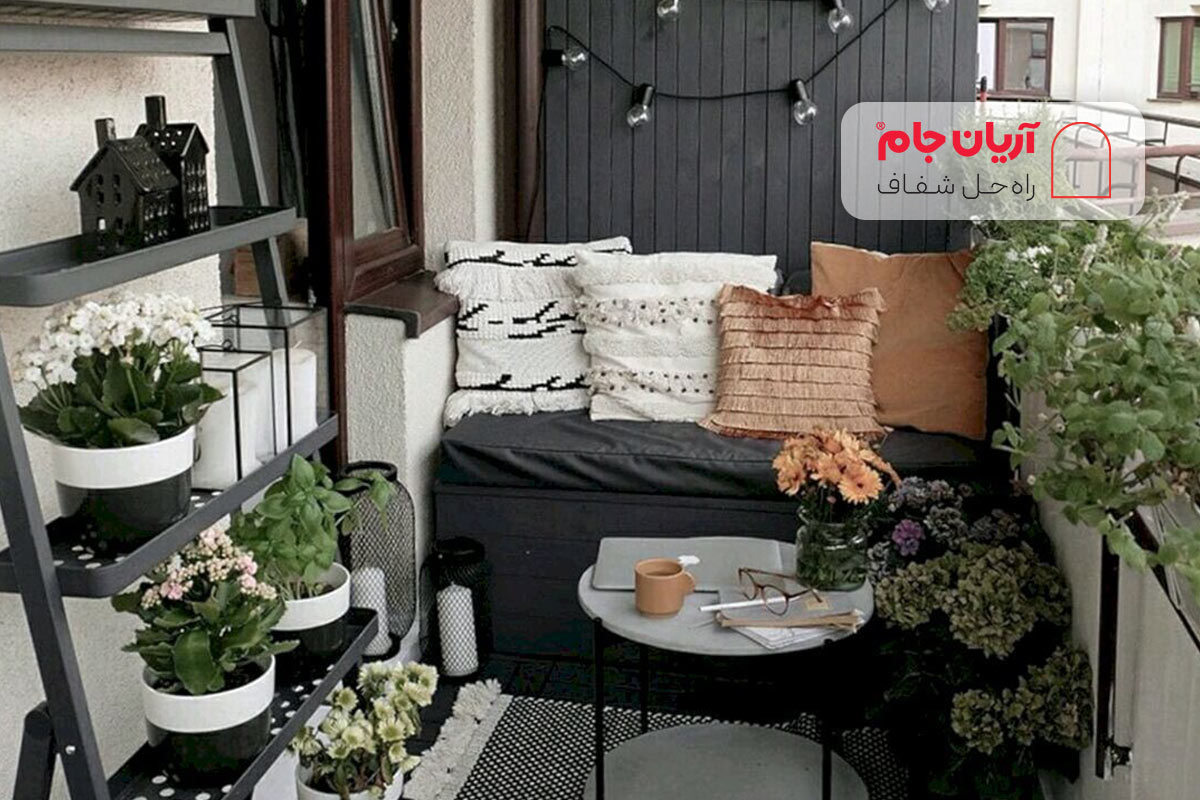 لامپ برای دیزاین بالکن گوچک