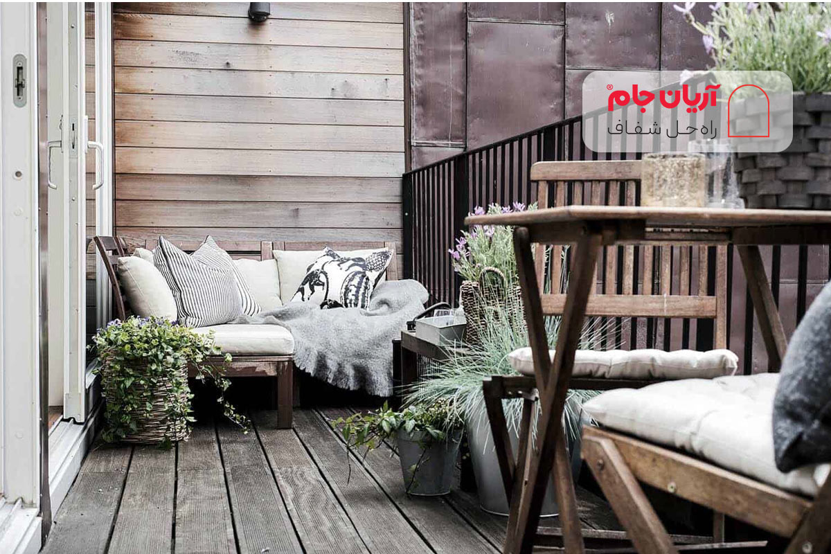 بالکن و تراس ساده