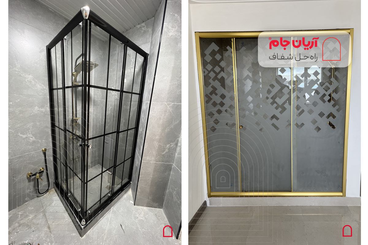 ابعاد استاندارد کابین دوش