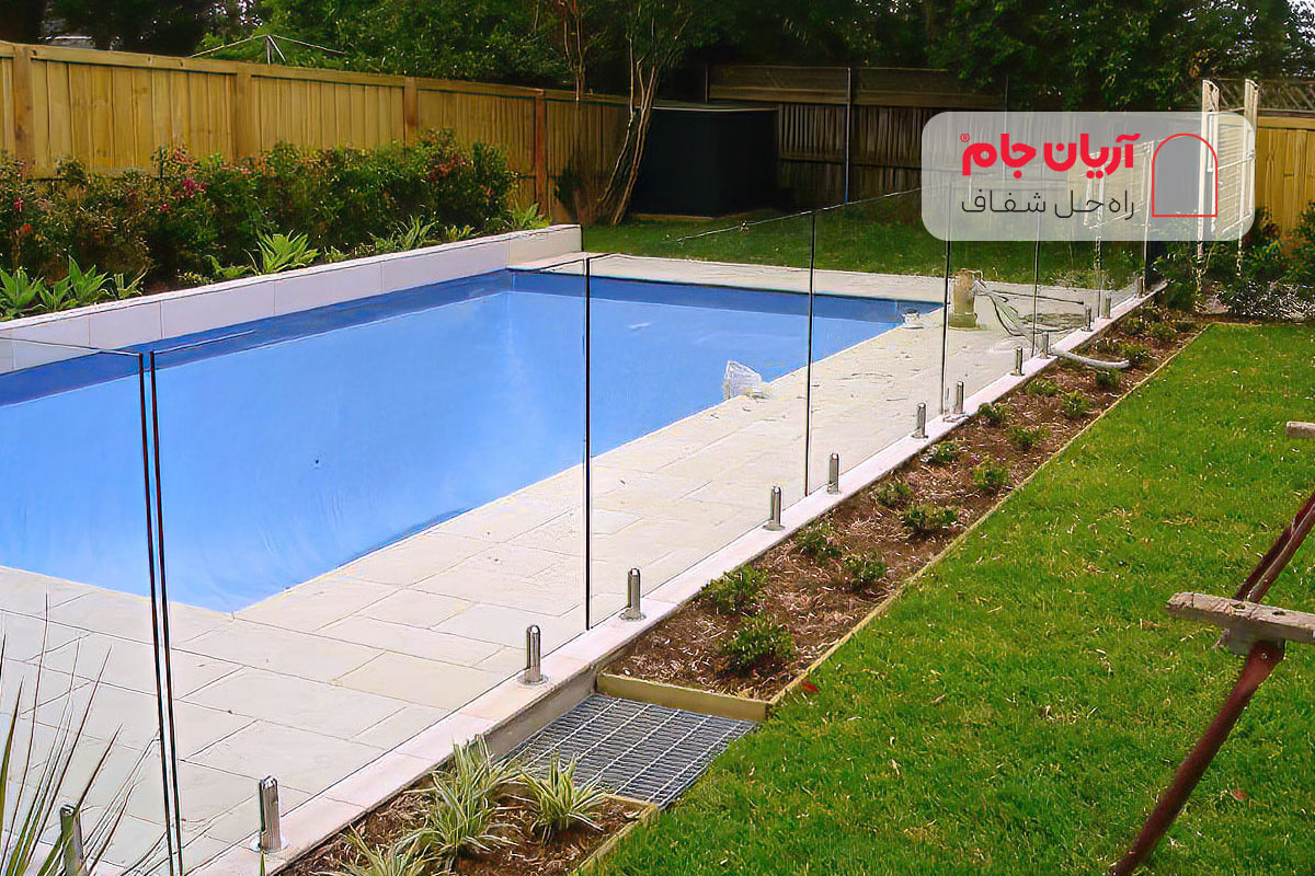 کاربرد نرده شیشه ای