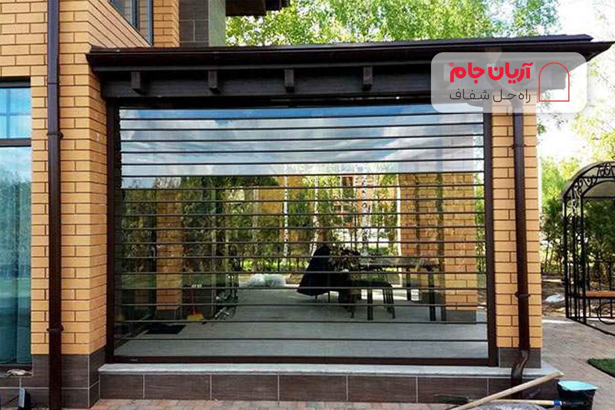 نصب کرکره برقی شیشه ای