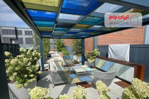 روف گاردن شیشه ای