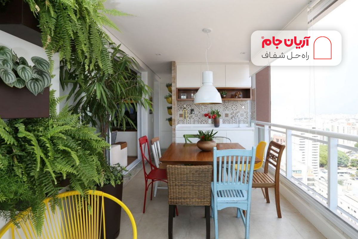 آشپزخانه بالکنی