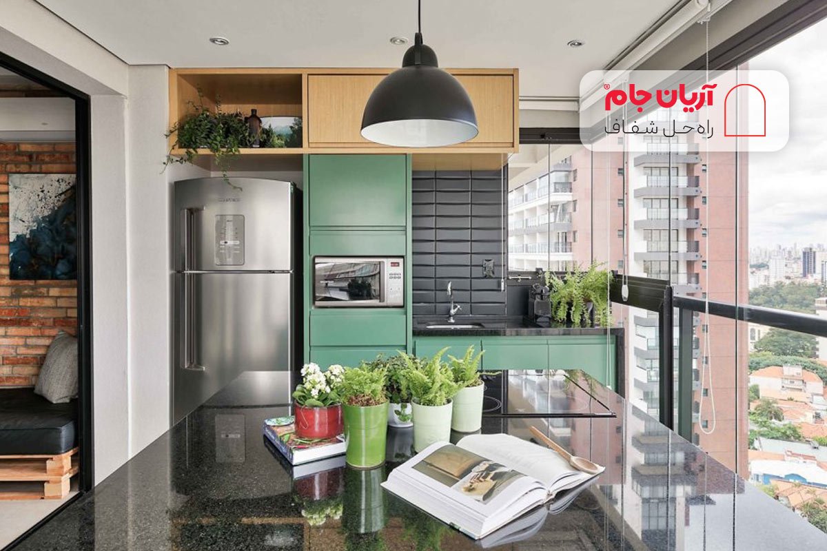 تبدیل بالکن به آشپزخانه