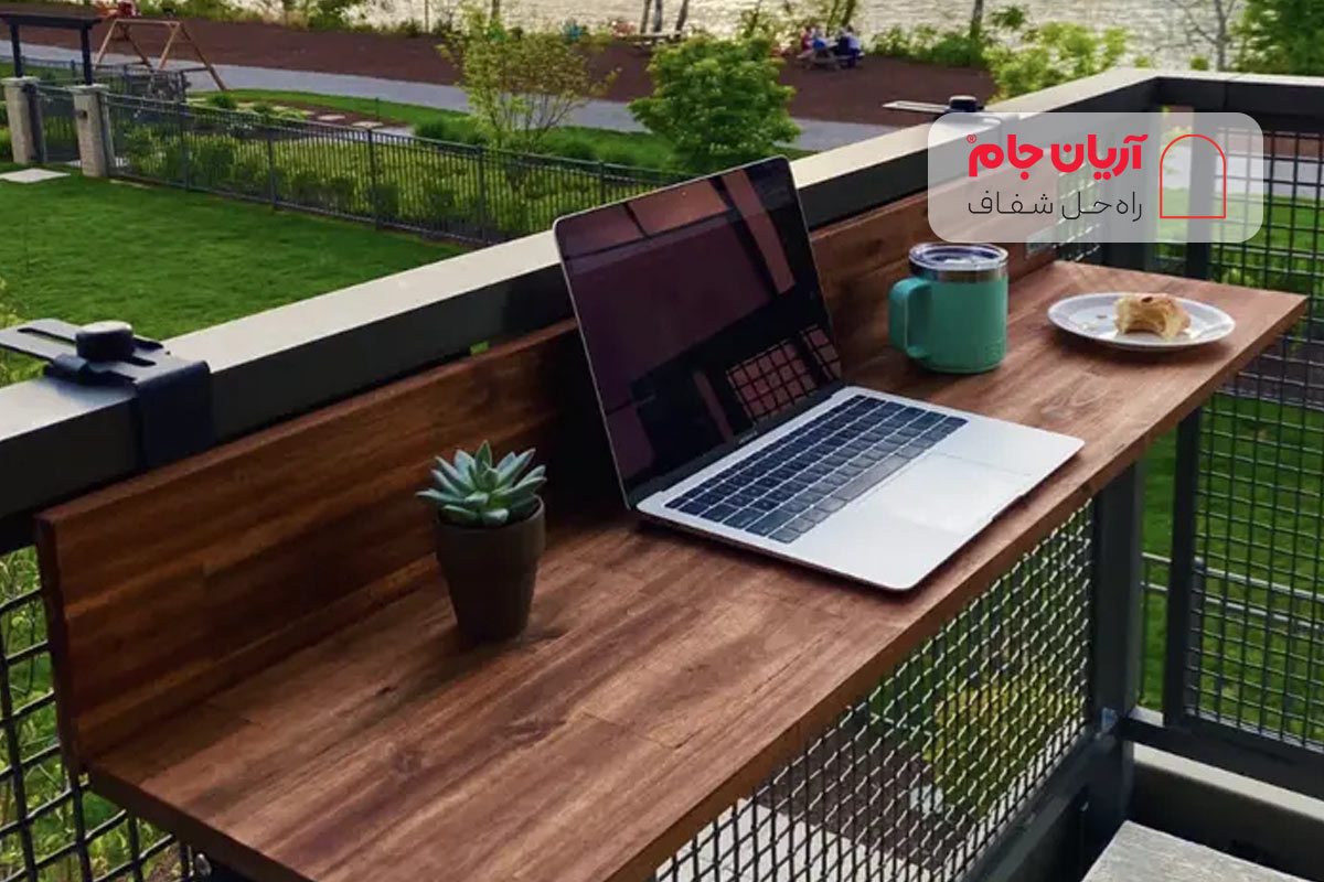 تبدیل تراس به اتاق کار