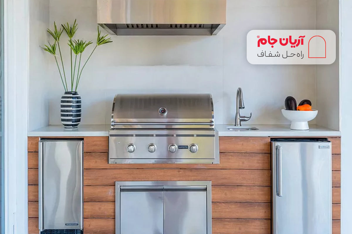 طراحی مطبخ در بالکن