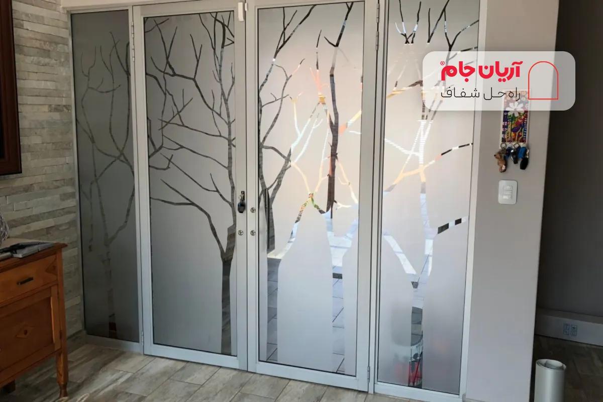 شیشه سندبلاست