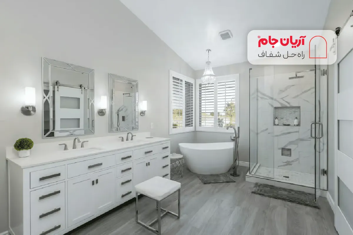 کابین دوش شیشه ای