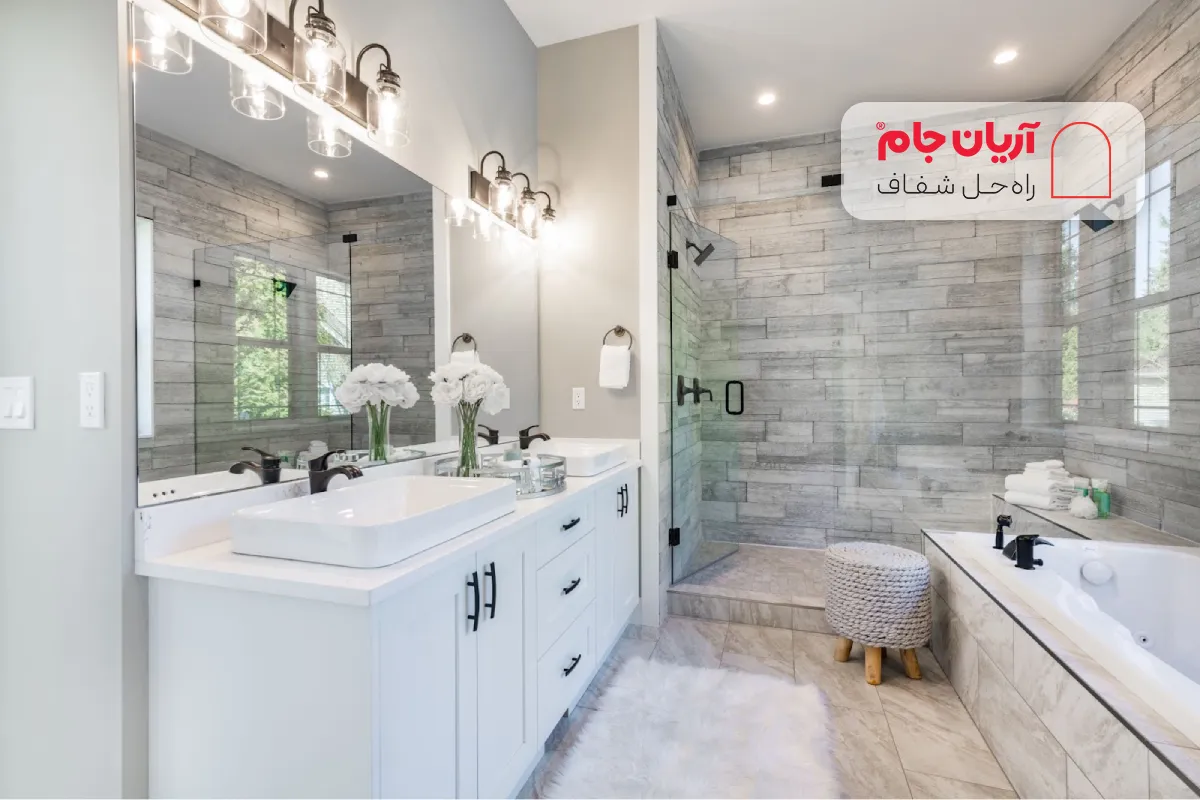 طراحی حمام مستر