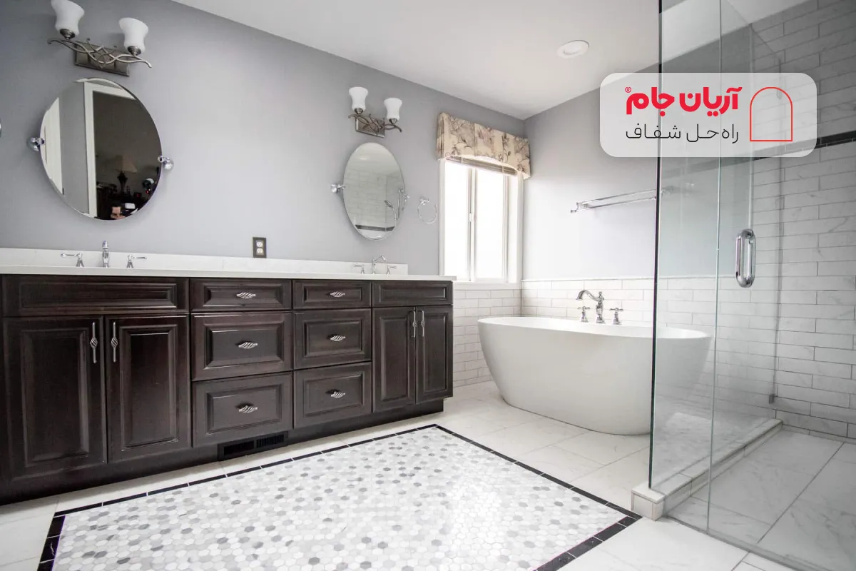 طراحی حمام مستر کوچک