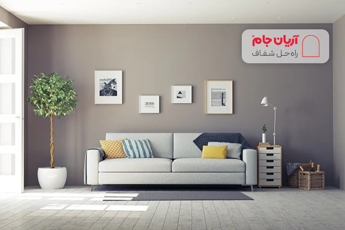 رنگ‌آمیزی دیوارها با طیف‌های خنثی