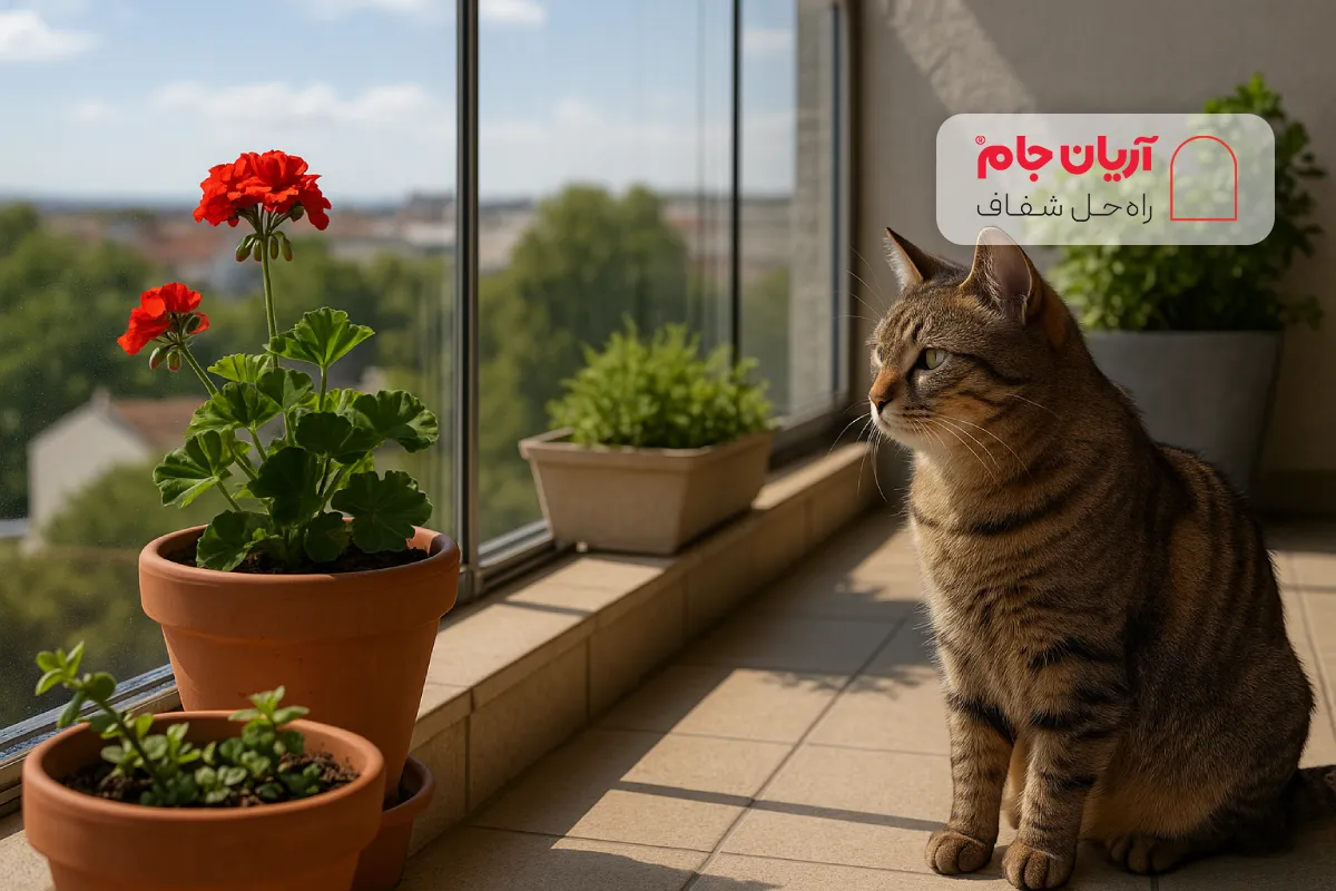 نگهداری پت در بالکن