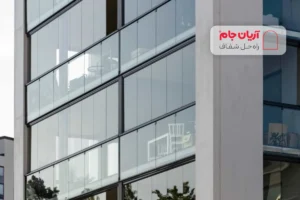 شیشه بالکن برای ساختمان اداری