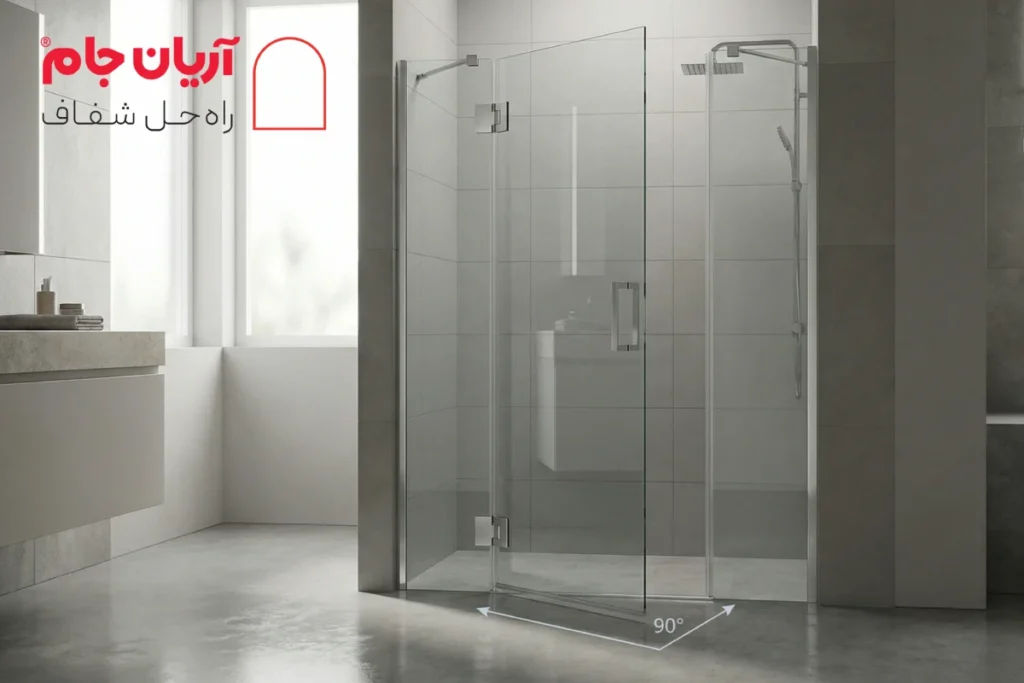 کابین دوش لولایی