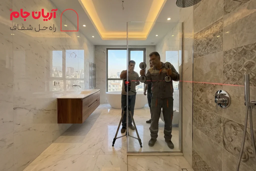 کابین دوش شیشه ای در تهران | نصب تخصصی + قیمت و مشاوره آریان جام