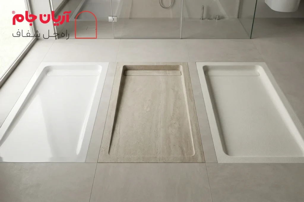 سینی دوش و زیر‌دوشی